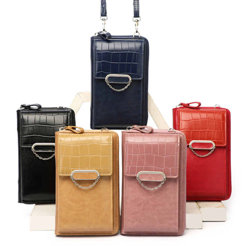 Mobile Phone Bag For Women Chain Stone Pattern Design Shoulder Bags Mobile Phone Bag For Women Chain Stone Pattern Design Shoulder Bags